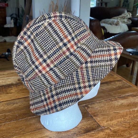 J.S.. WILSON MADE IN ENGLAND VINTAGE PLAID WOOL HAT  7 main image 5